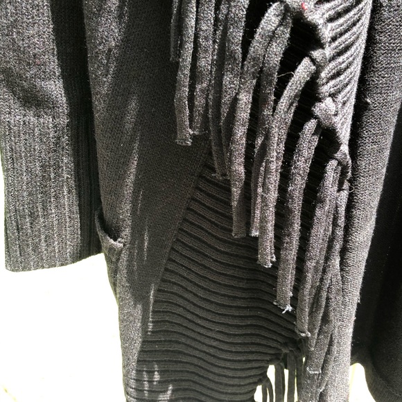 NWT New York and Company Fringe Cardigan Sweater - Picture 2 of 6